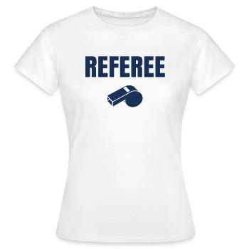 Arbitre profession arbitre - T-shirt Femme - blanc - Devant - AI Model Female 172 dark (172cm)