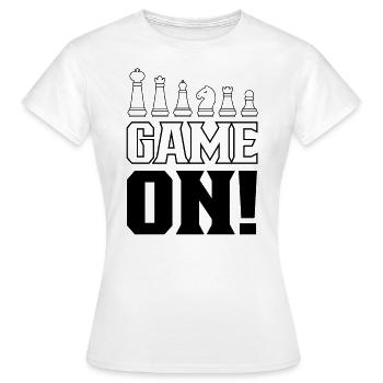 Chess Chess Game Chess Game Chess Piece - Women's T-Shirt - white - Front - AI Model Female 172 dark (172cm)