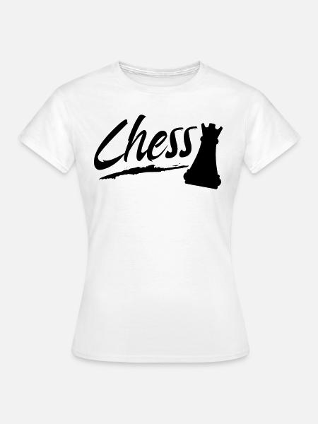 Jeu d’échecs d’échecs - T-shirt Femme - blanc