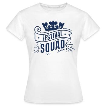 Festival Squad Music Festival Goer Festivals - Women's T-Shirt - white - Front - AI Model Female 172 dark (172cm)