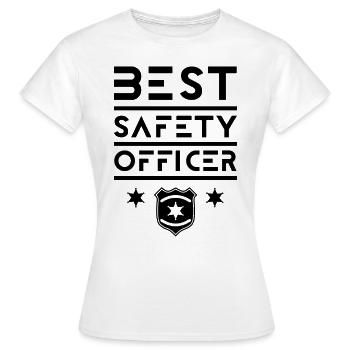 Meilleur agent de sécurité sécurité - T-shirt Femme - blanc - Devant - AI Model Female 172 dark (172cm)