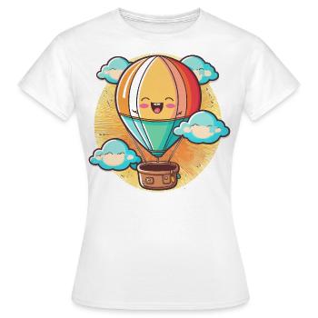 Lever du soleil - T-shirt Femme - blanc - Devant - AI Model Female 172 dark (172cm)