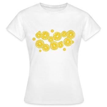 Der Duft der Zitronen - Frauen T-Shirt - Weiß - Vorne - AI Model Female 172 dark (172cm)