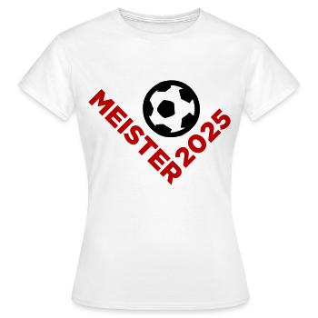 Meister 2025 Meisterschaft - Frauen T-Shirt - Weiß - Vorne - AI Model Female 172 dark (172cm)