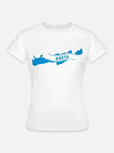 Kreta - Frauen T-Shirt - Weiß