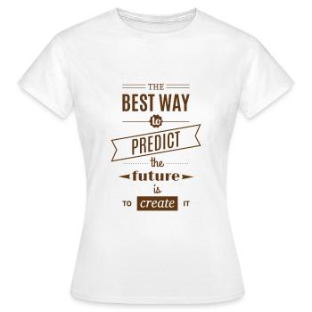 Future - Women's T-Shirt - white - Front - AI Model Female 172 dark (172cm)