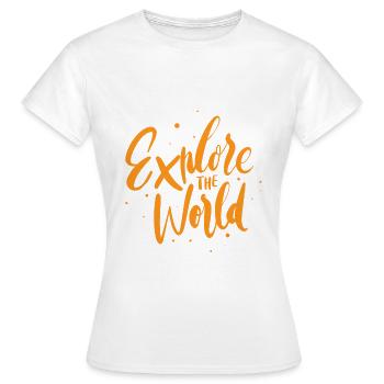 Monde - T-shirt Femme - blanc - Devant - AI Model Female 172 dark (172cm)