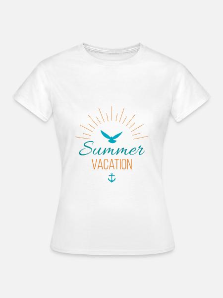 Sommer - Frauen T-Shirt - Weiß