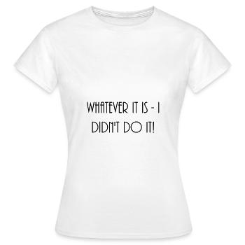 Proverbe - T-shirt Femme - blanc - Devant - AI Model Female 172 dark (172cm)