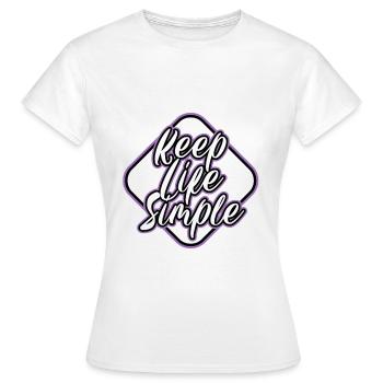 disant - T-shirt Femme - blanc - Devant - AI Model Female 172 dark (172cm)