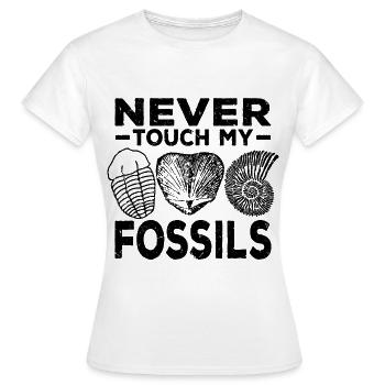 Collecting fossils - Women's T-Shirt - white - Front - AI Model Female 172 dark (172cm)