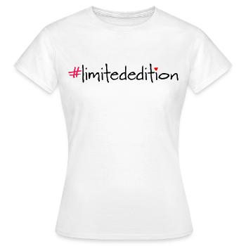 Édition limitée Hashtag Slogan Shirt - T-shirt Femme - blanc - Devant - AI Model Female 172 dark (172cm)