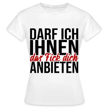 Lustige Sprüche Beleidigungen Sarkasmus - Frauen T-Shirt - Weiß - Vorne - AI Model Female 172 dark (172cm)