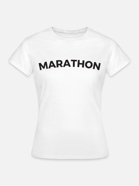 Marathon - Frauen T-Shirt - Weiß