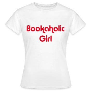 Accro du livre - T-shirt Femme - blanc - Devant - AI Model Female 172 dark (172cm)