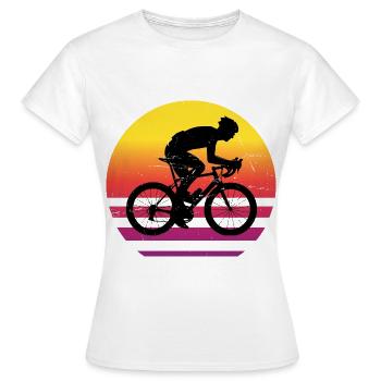 Vélo de route Vélo de route pour femme Vélo de route Vélo de route - T-shirt Femme - blanc - Devant - AI Model Female 172 dark (172cm)