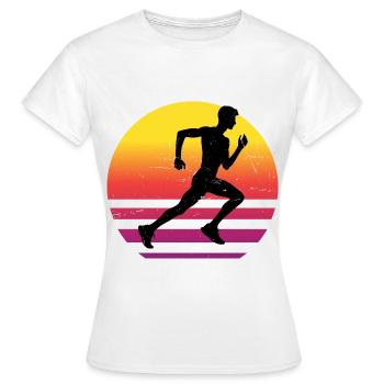 Jogging Course Course Femmes Jogging Course - T-shirt Femme - blanc - Devant - AI Model Female 172 dark (172cm)