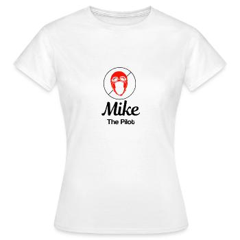 Pilote - T-shirt Femme - blanc - Devant - AI Model Female 172 dark (172cm)