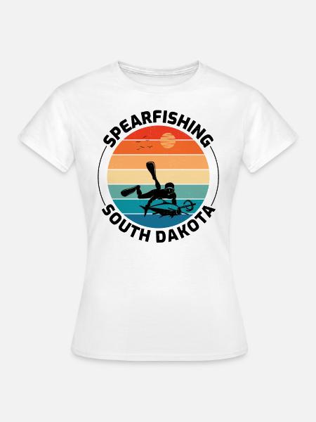 Speerfischen Speerfischen Speerfischer Fischen - Frauen T-Shirt - Weiß