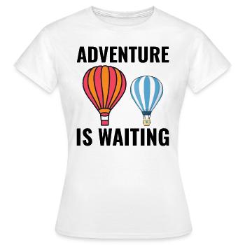 Montgolfière Montgolfière Montgolfière - T-shirt Femme - blanc - Devant - AI Model Female 172 dark (172cm)