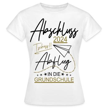 Kita Abgänger 2024 - Frauen T-Shirt - Weiß - Vorne - AI Model Female 172 dark (172cm)