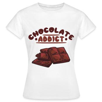 Chocolate Chocolate SweetCandy Chocolate Table - Women's T-Shirt - white - Front - AI Model Female 172 dark (172cm)