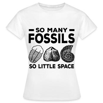 Fossilien Sammeln - Frauen T-Shirt - Weiß - Vorne - AI Model Female 172 dark (172cm)