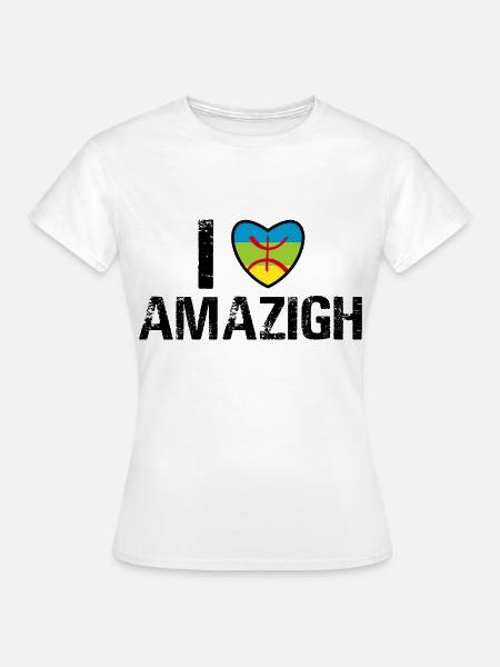Ich liebe Amazigh - Frauen T-Shirt - Weiß