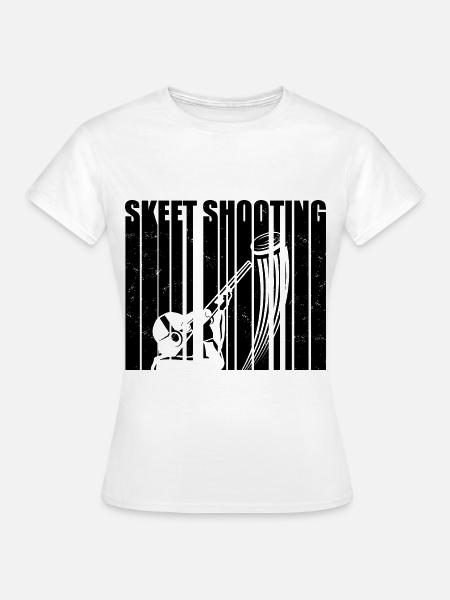 Skeet Shooting - Frauen T-Shirt - Weiß