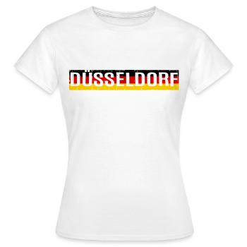 DÜSSELDORF DÜSSELDORFER RUHRGEBIET RUHRPOTT - T-shirt Femme - blanc - Devant - AI Model Female 172 dark (172cm)