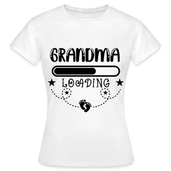Werdende Oma, Endlich werde ich eine Oma - Frauen T-Shirt - Weiß - Vorne - AI Model Female 172 dark (172cm)