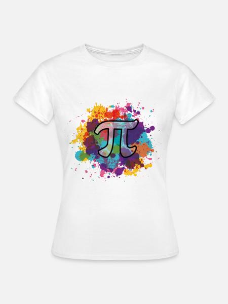pi - T-shirt Femme - blanc