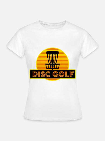 Discgolf - Frauen T-Shirt - Weiß