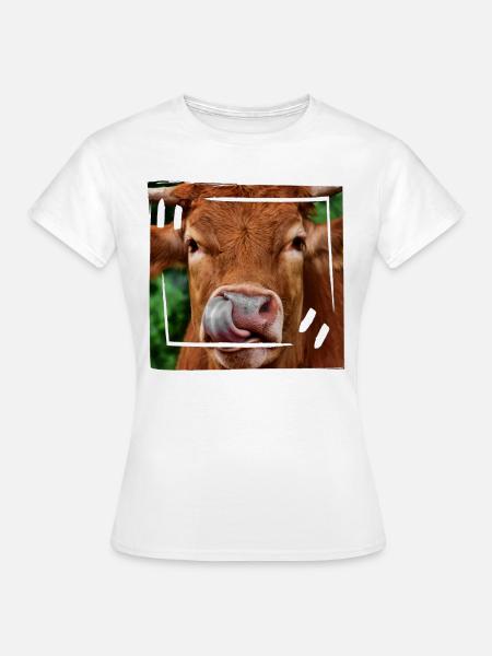 Rind - Frauen T-Shirt - Weiß