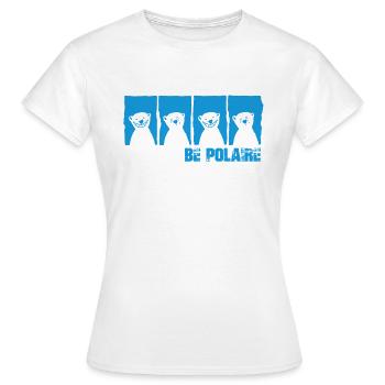 Bipolar - Polarbeef - Frauen T-Shirt - Weiß - Vorne - AI Model Female 172 dark (172cm)