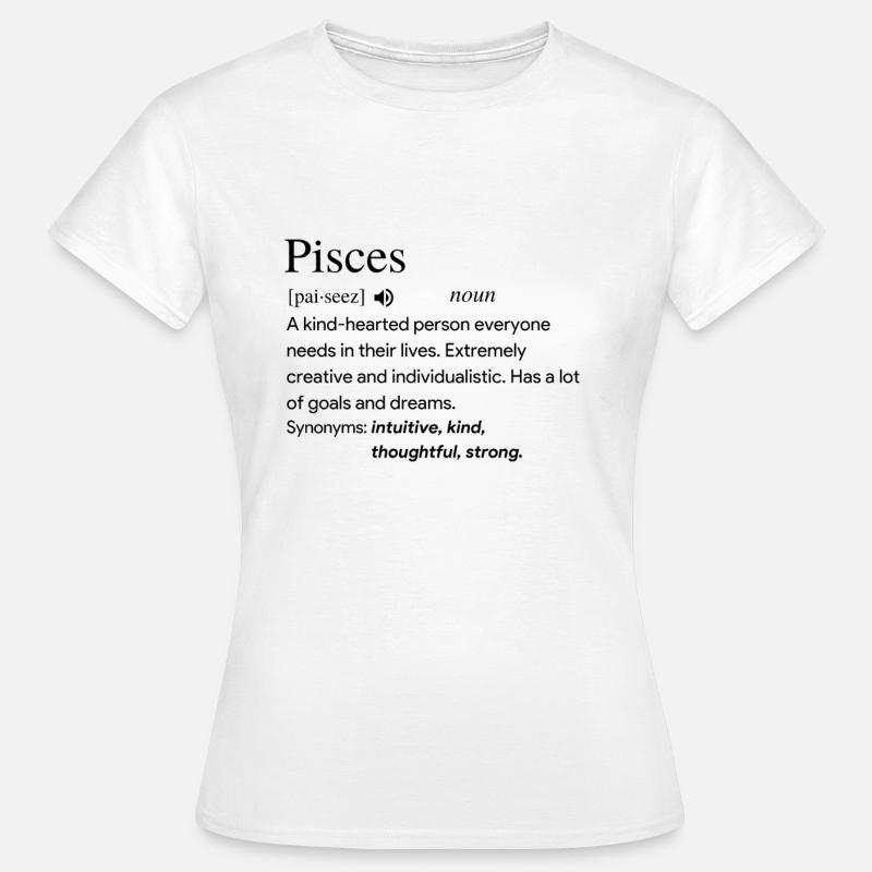 Fische Definition - Frauen T-Shirt - Weiß