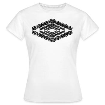 Mon style - T-shirt Femme - blanc - Devant - AI Model Female 172 dark (172cm)