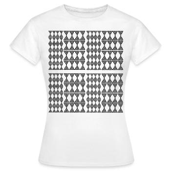 Nie gesehen - Frauen T-Shirt - Weiß - Vorne - AI Model Female 172 dark (172cm)