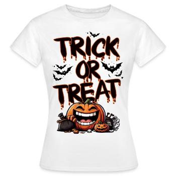 Trick or Treat - Women's T-Shirt - white - Front - AI Model Female 172 dark (172cm)