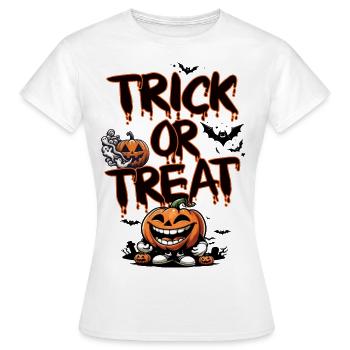 Trick or Treat - Women's T-Shirt - white - Front - AI Model Female 172 dark (172cm)