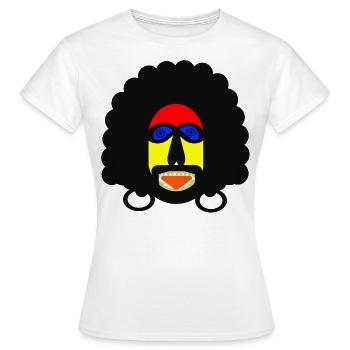Herr Curly - Frauen T-Shirt - Weiß - Vorne - AI Model Female 172 dark (172cm)