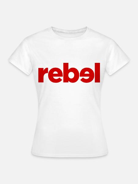 Rebel - T-shirt Femme - blanc
