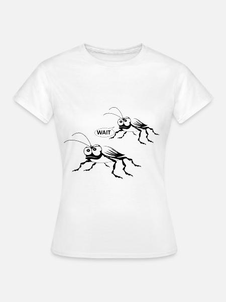 Laufende Kakerlaken - Frauen T-Shirt - Weiß