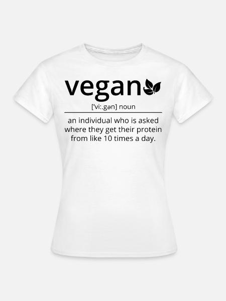 Vegan Veganer Definition - Frauen T-Shirt - Weiß