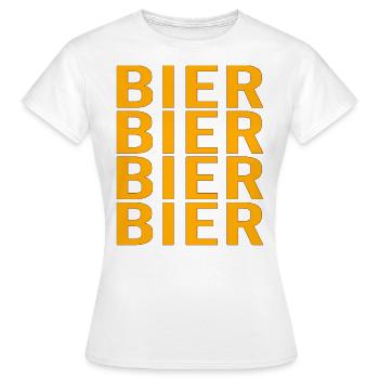 Vatertag Himmelfahrt Bier Nachbar Nachbarn Saufen - Frauen T-Shirt - Weiß - Vorne - AI Model Female 172 dark (172cm)