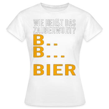 Vatertag Himmelfahrt Bier Nachbar Nachbarn Saufen - Frauen T-Shirt - Weiß - Vorne - AI Model Female 172 dark (172cm)