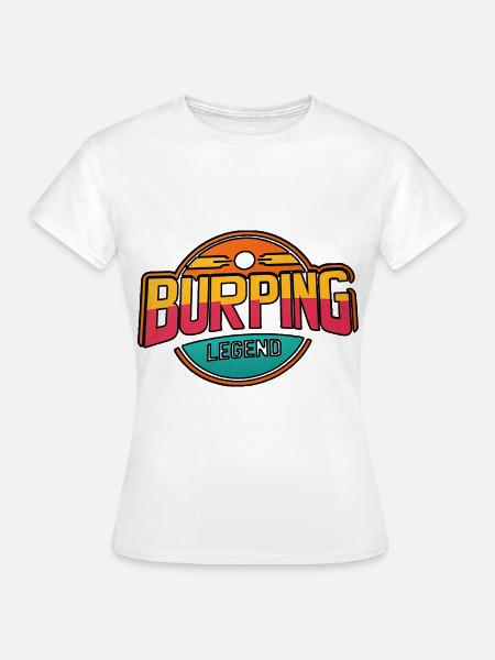 Burping Legend 10 - Frauen T-Shirt - Weiß