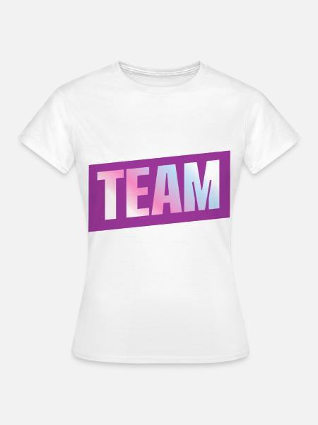 Team - Frauen T-Shirt - Weiß