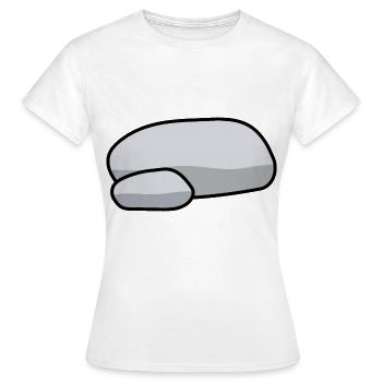 Pierres - T-shirt Femme - blanc - Devant - AI Model Female 172 dark (172cm)
