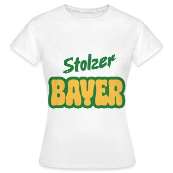 Fier Bavarois - T-shirt Femme - blanc - Devant - AI Model Female 172 dark (172cm)